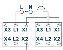 Bouton de sonnette étanche en saillie Malinn complet^Jacobsen New