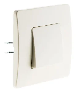 Bouton poussoir bornes auto - blanc - Venus -^Zenitech Online