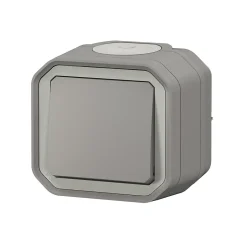 Bouton poussoir Plexo gris en saillie-Legrand Sale