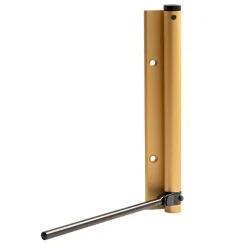 Bras à ressort ferme porte, a corps très fin en Aluminium anodisé or^Hardwarexchange Outlet