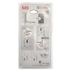 Bras à ressort ferme porte, a corps très fin en Aluminium anodisé argent-Hardwarexchange Discount