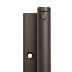 Bras à ressort ferme porte, a corps très fin en Aluminium anodisé noir-Hardwarexchange