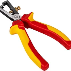 Brüder Mannesmann M10608 Pince à dénuder VDE 160 mm, acier chrome-vanadium, poignées bi-matière-Bruder Mannesmann Outlet