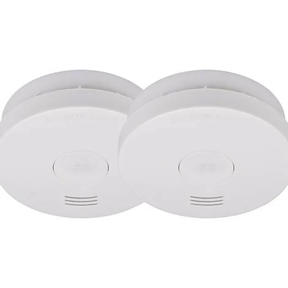 détecteur de fumée RM L 3100 jeu de 2 avec pile lithium 3V intégrée 10 ans de durée de vie^Brennenstuhl New