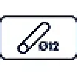 Bâton de colle PVC câbles transparente 190 mm , 16 pièces-Rapid Online