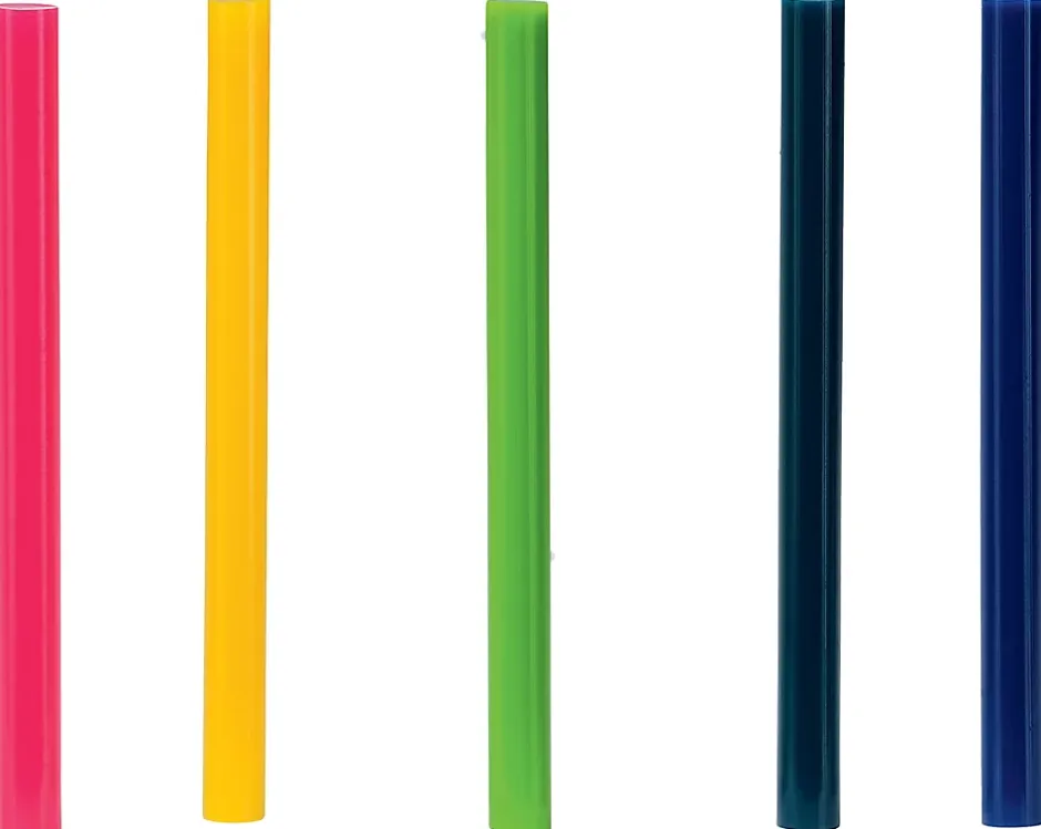 Bâtons de colle colorée Ø7mm x 94mm, lot de 36 x 5 couleurs^Rapid Sale