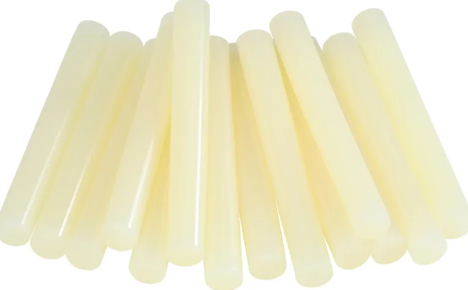 Bâtons de colle pour textiles & cuir Ø12mm x 94mm, lot de 14^Rapid Discount