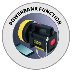 BULLDOG: projecteur rechargeable 30W^Velamp Hot