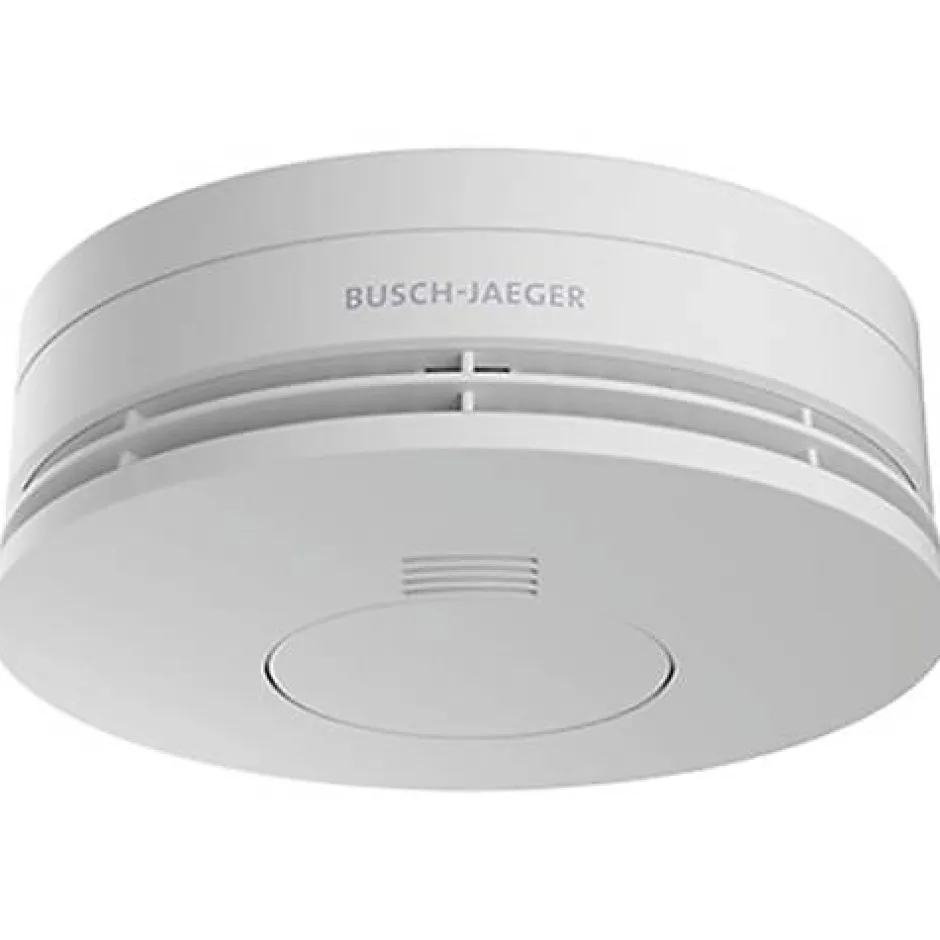ProfessionalLINE détecteur de fumée optique à pile CR123A, diamètre 120 mm, hauteur 47,5 mm^Busch-Jaeger Best