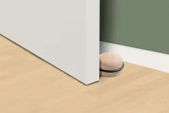 Butée de porte macaron Rei bois hêtre ⌀6,3x H.3,5 cm- Outlet