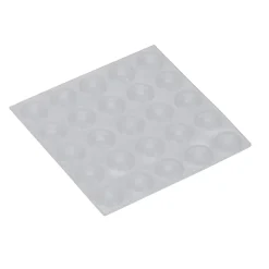 Butoir à coller 8 mm x 25, transparent-Diall