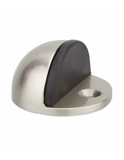 Butoir à visser, fixation au sol, 1/2 boule, diamètre 44x25mm, satiné --Thirard Online