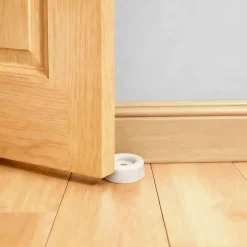 Butoir ø40 x Hauteur 25 mm caoutchouc blanc^Diall Hot