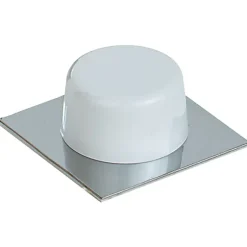 Butoir adhésif blanc Inox ø52 x Hauteur 26 mm-Diall Clearance