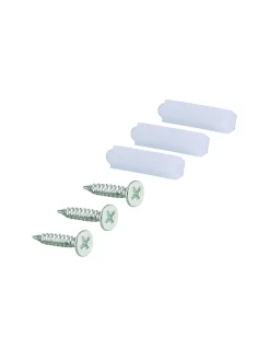 Butoir de porte à aimant, corps alliage, fixation au sol, blanc mat --Thirard Best