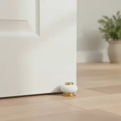 Butoir monture laiton à vis Caoutchouc-Diall Hot