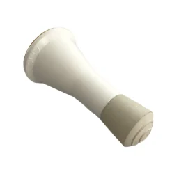 Butoir mural adhésif en plastique blanc & bouchon blanc. Diamètre de la base 38mm et longueur 72mm. MADE IN FRANCE^Civic Industrie Discount