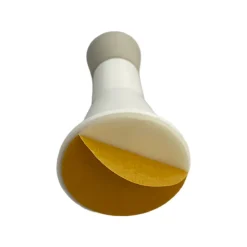 Butoir mural adhésif en plastique blanc & bouchon blanc. Diamètre de la base 38mm et longueur 72mm. MADE IN FRANCE^Civic Industrie Discount