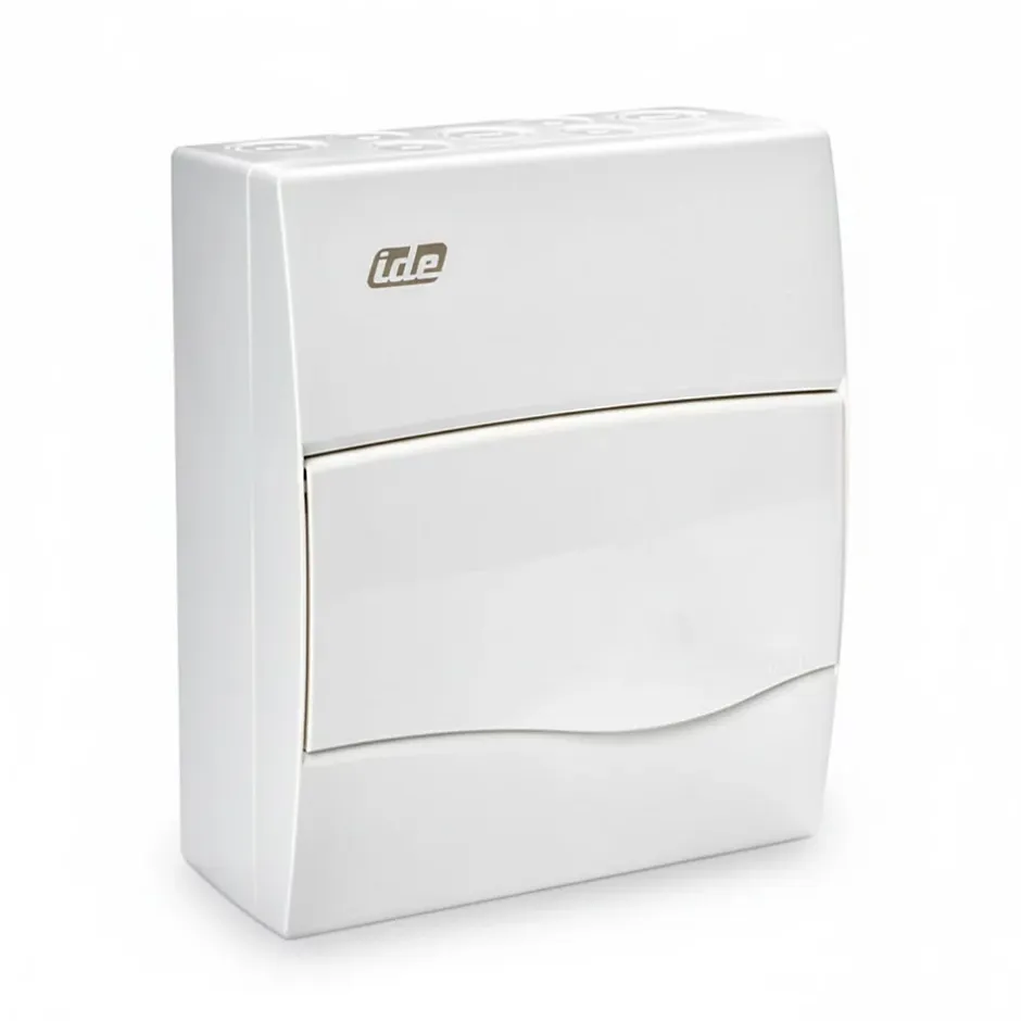 Bv8po - Tableau De Distribution électrique Résntiel - 8 Modules - 228x191x99mm - Avec Rail Din^Ide Hot