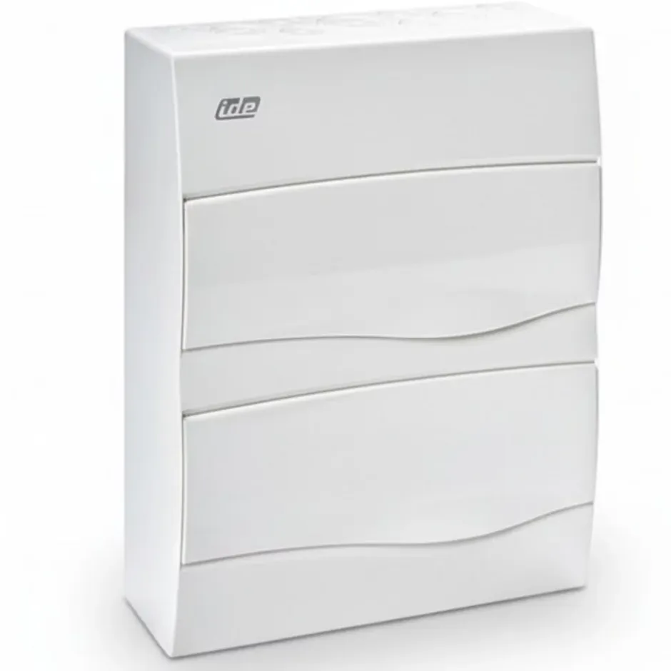 Bv24po - Tableau De Distribution Résntiel - 2 Rangées De 12 Modules - 353x264x99mm - Avec Rail Din^Ide New