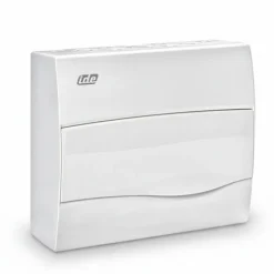 Bv12po - Tableau De Distribution Résntiel - 1 Rangée De 12 Modules - 228x264x99mm - Avec Rail Din-Ide