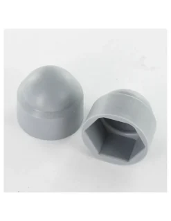 Cache Ecrou ou cache tête vis Tête hexagonale TH M6 Nylon RAL7001 Sur plat 10 - 200 pièces^Vis Express Clearance