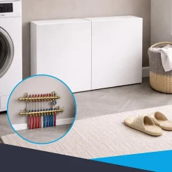 Cache nourrice plomberie en acier Blanc - Largeur réglable - Taille 3 : 650 x 355 à 650 x 150 mm^Atole Best