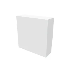 Cache nourrice plomberie en acier Blanc - Largeur fixe - Taille 1 : 450 x 450 x 150 mm^Atole Sale