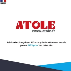 Cache nourrice plomberie en acier Blanc - Largeur réglable - Taille 1-Atole Outlet