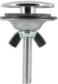 Cache trou chromé pour évier et lavabo - Chromé - diam : 42mm^Nicoll Discount