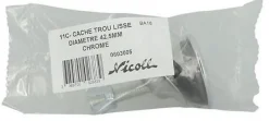 Cache trou chromé pour évier et lavabo - Chromé - diam : 42mm^Nicoll Discount