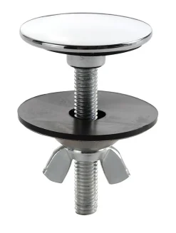 Cache trou chromé pour évier et lavabo - Chromé - diam : 42mm^Nicoll Discount