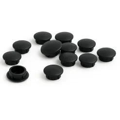 Cache vis noir diamètre 6mm - Lot de 10^Avosdim Outlet