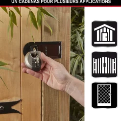 Cadenas à clé Excell M40EURT disque en acier inoxydable Ø. 70 mm hauteur de l'anse 16 mm vendu par 2^Master Lock Clearance