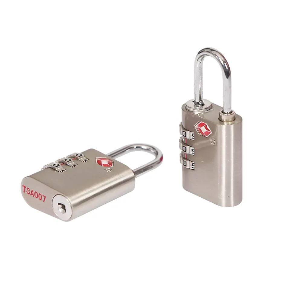 Cadenas à combinaison en zinc l.30 mm anse en acier vendu par 2^Smith & Locke Clearance