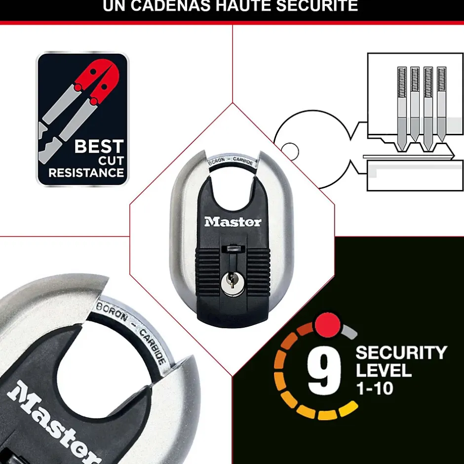 Cadenas Acier inoxydable Excell 60 x 87 mm^Master Lock Best