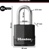 Cadenas Acier laminé Excell 48 x 46-Master Lock Clearance