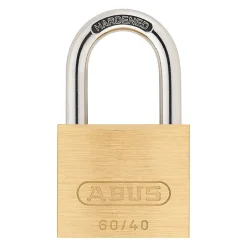Cadenas en laiton massif - ABUS - 60/50 - Anse acier cémenté - Double verrouillage - 2 clés^Niubo
