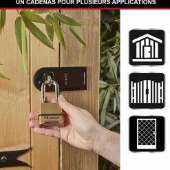 Cadenas Haute Sécurité Combinaison Zinc Anse XL Extérieur M175EURDLH-Master Lock
