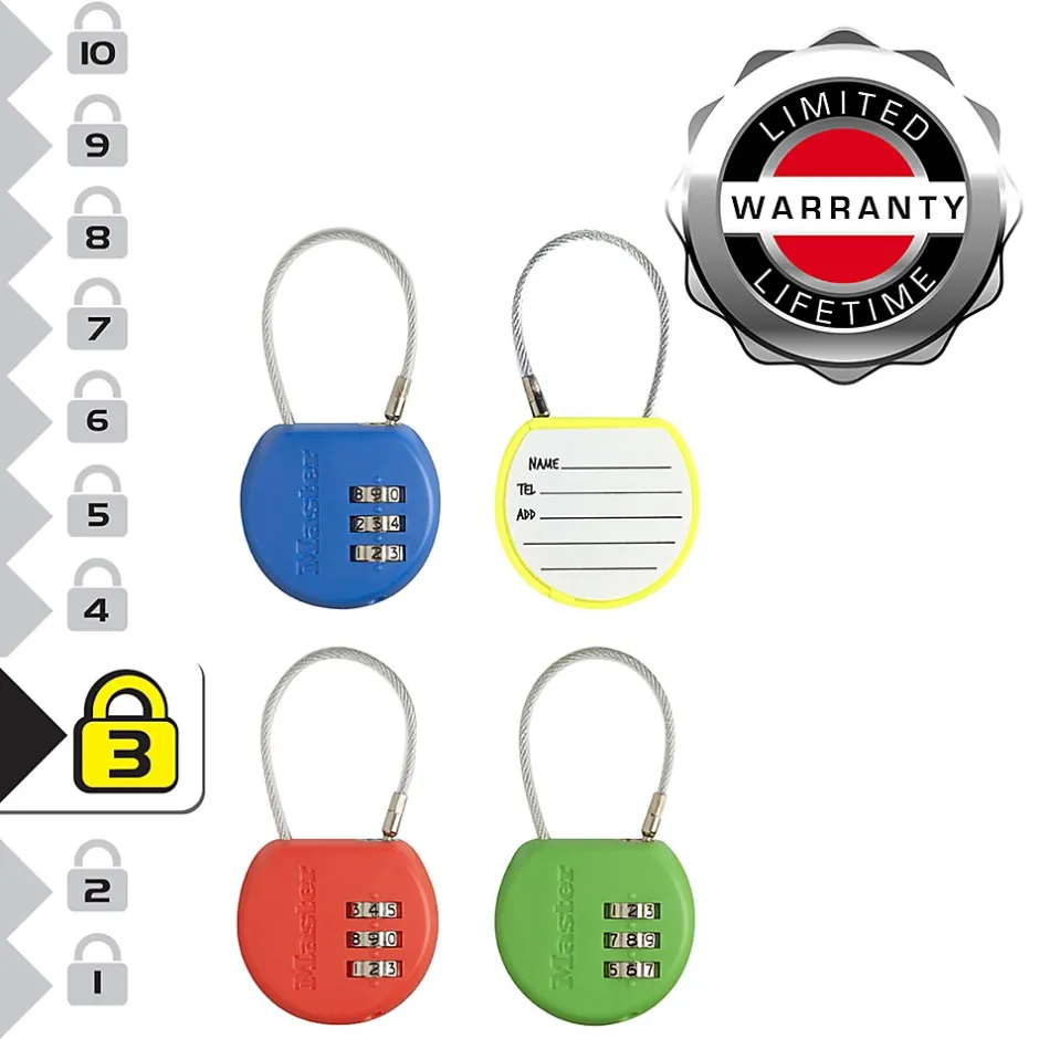 Cadenas porte-adresse 42 mm-Master Lock Online