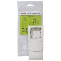 Cadre 1 poste appareillage saillie pour plinthe 80 x 20 mm-Legrand Hot