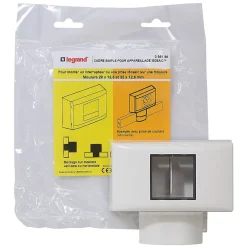 Cadre 1 poste Mosaic pour moulures et plinthes-Legrand Sale