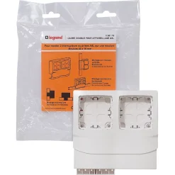 Cadre 2 postes appareillage saillie pour moulures DLPlus^Legrand New