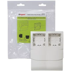 Cadre 2 postes appareillage saillie pour plinthe 80 x 20 mm-Legrand Online