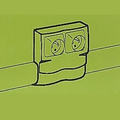Cadre 2 postes appareillage saillie pour plinthe 80 x 20 mm-Legrand Online