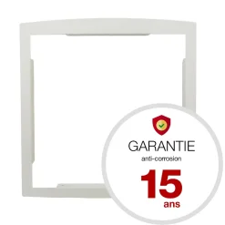Cadre d'encastrement Blanc neige brillant RAL 9016^Renz Discount