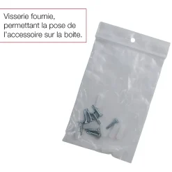 Cadre d'encastrement Blanc neige brillant RAL 9016^Renz Discount
