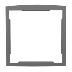 Cadre d'encastrement Gris perle 7037M^Renz Best