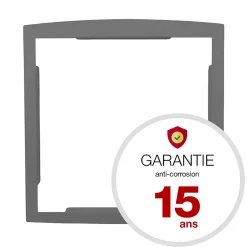 Cadre d'encastrement Gris perle 7037M^Renz Best