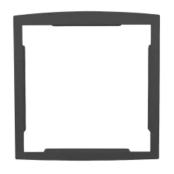 Cadre d'encastrement Gris anthracite aspect sablé REN 0206^Renz Clearance